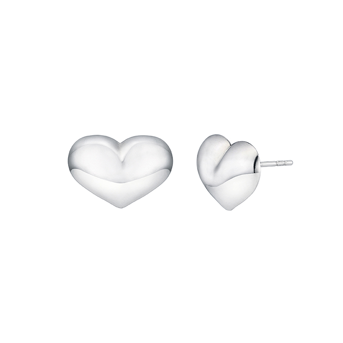 big heart earring