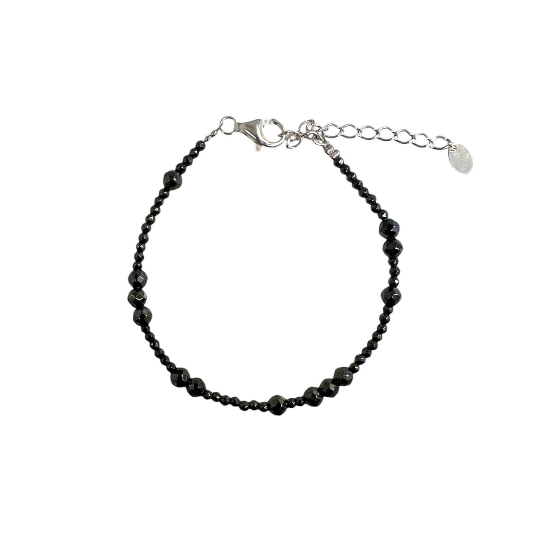 black beads bracelet